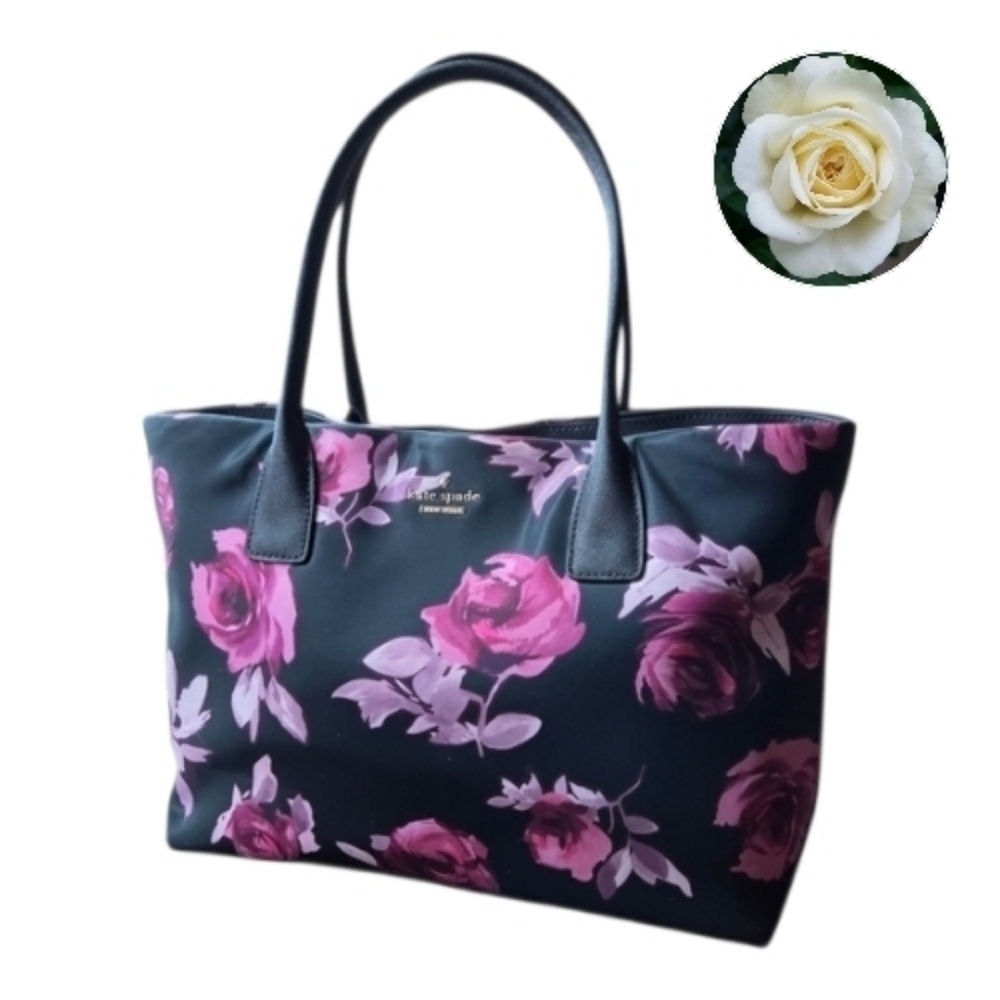 Kate Spade New York ♠️ Rose Print Handbag